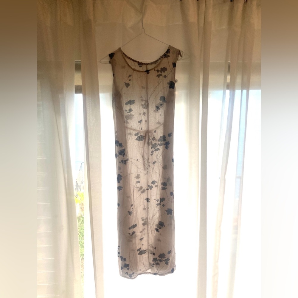 90s Sheer Midi Dress - Picture 2 of 5
